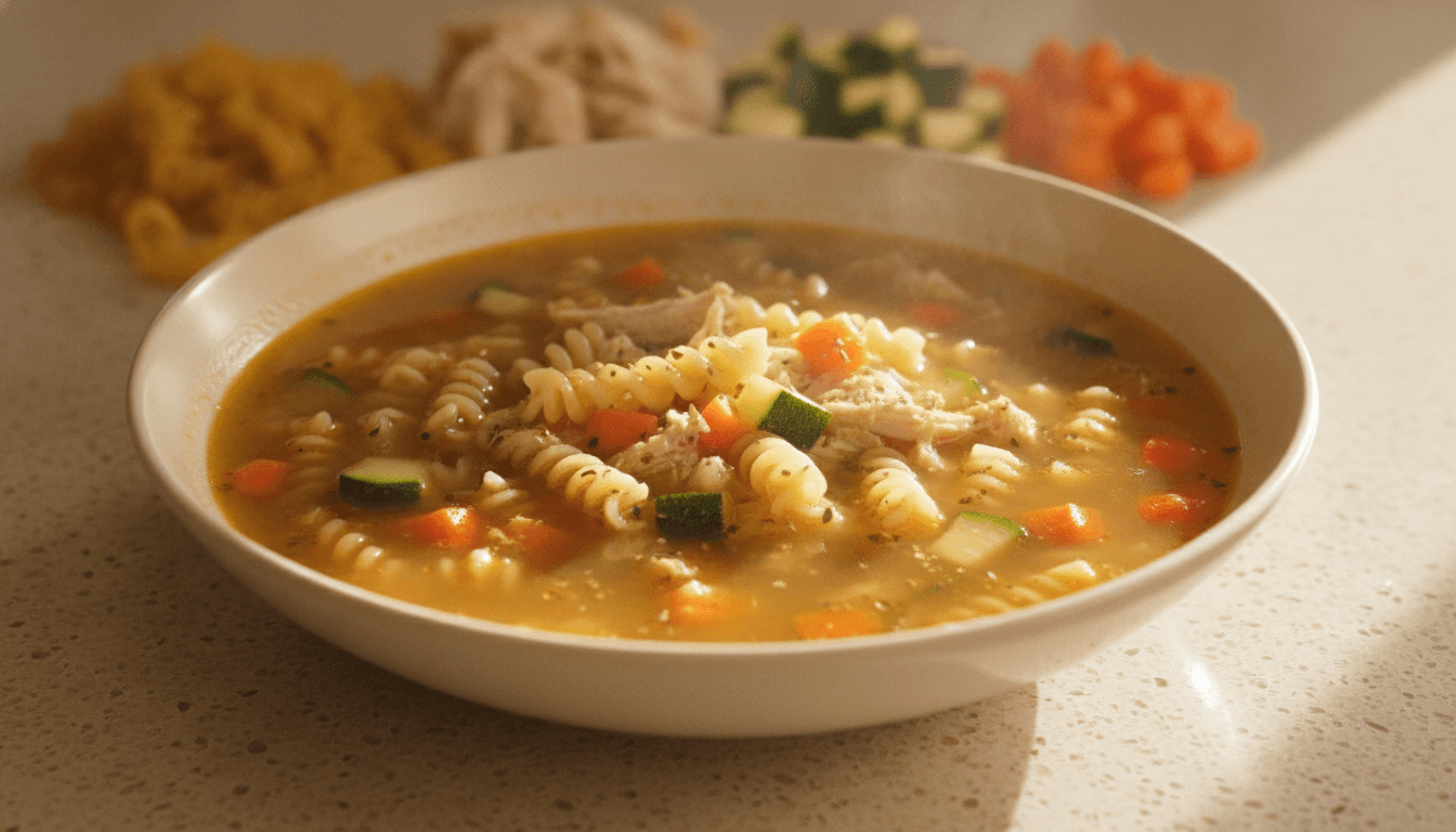 Rotisserie Chicken Noodle Soup
