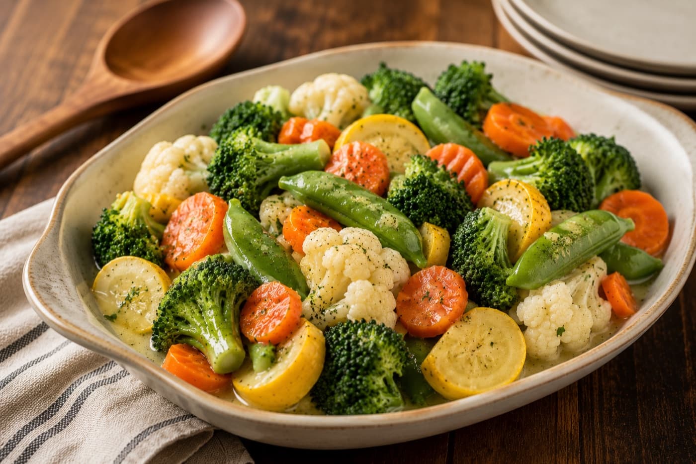 A comfort-classic side ready to serve