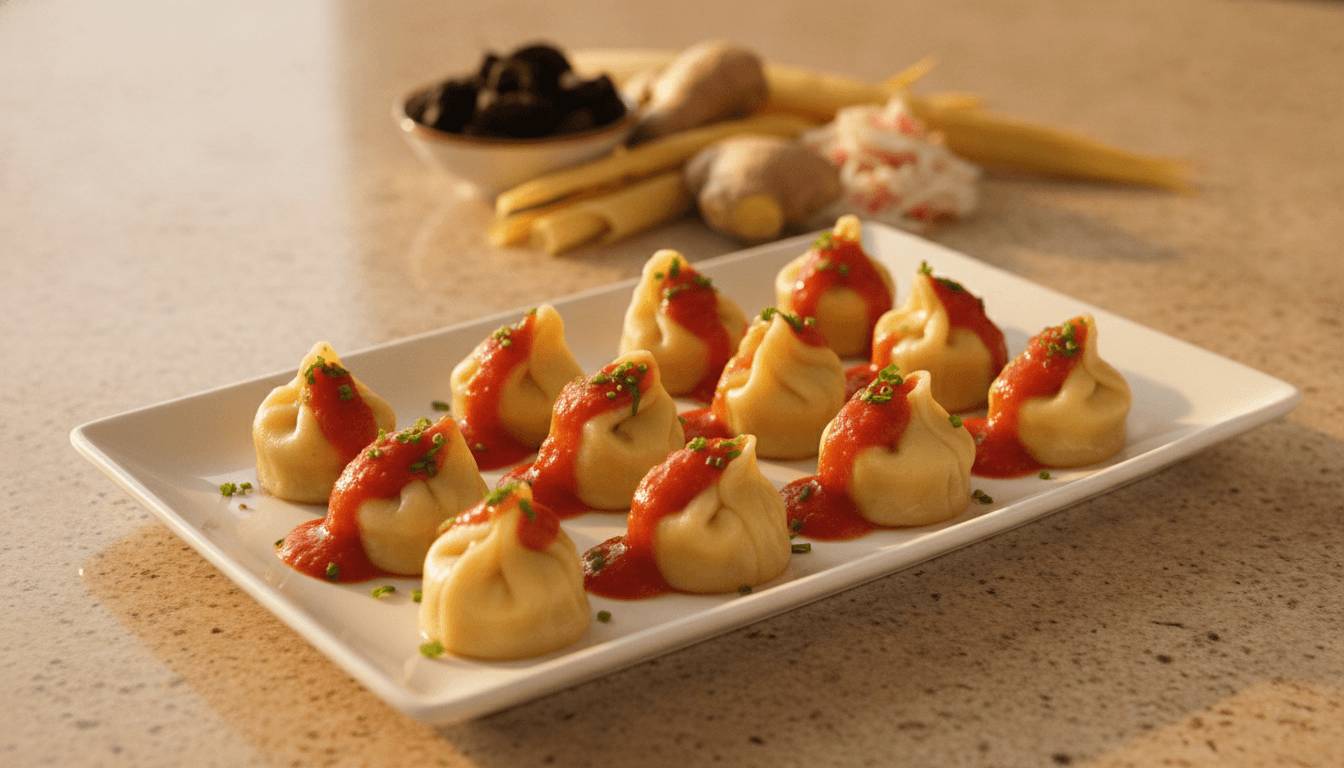 Asian-Style Cappelletti