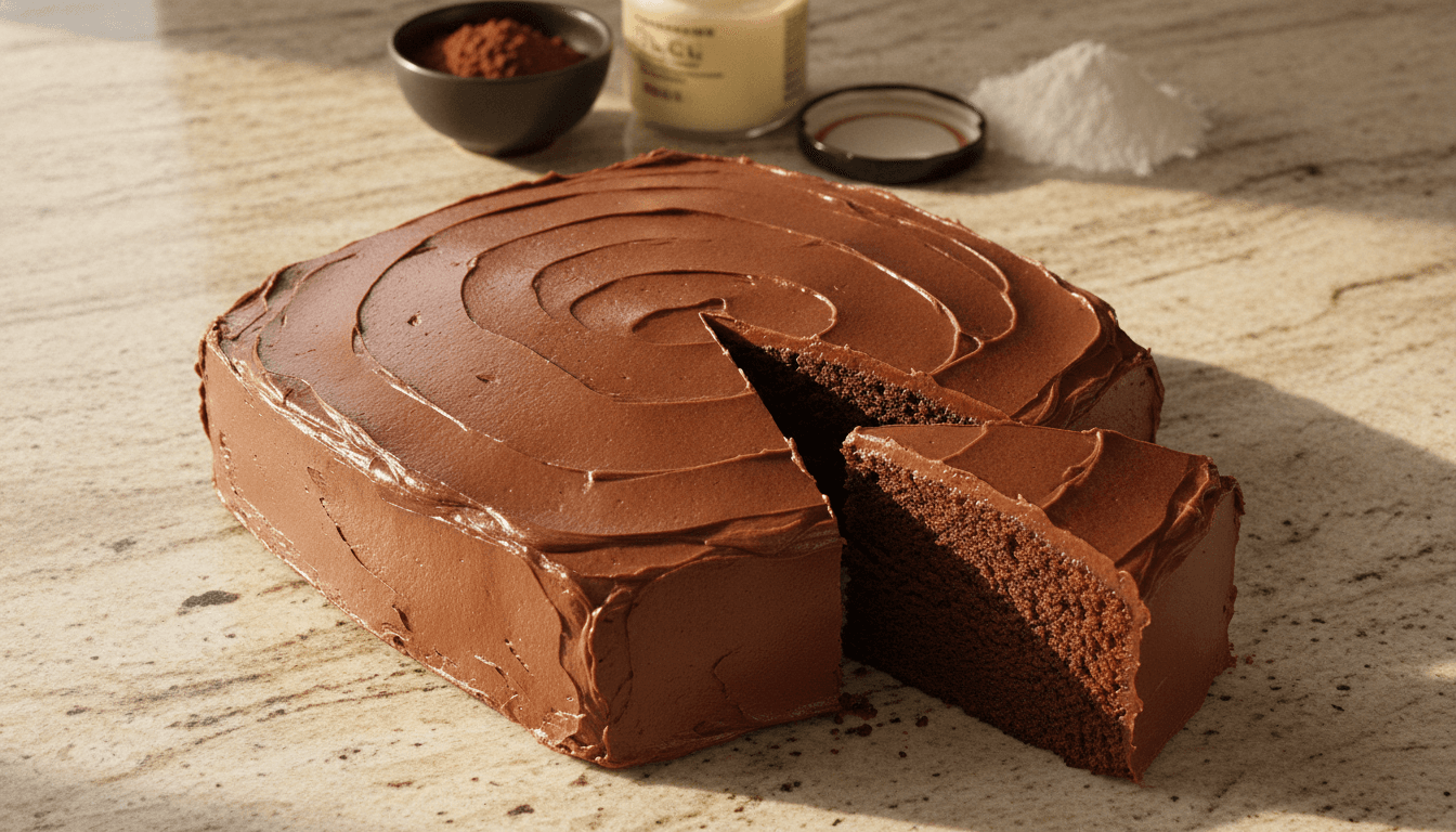 Chocolate Mayonnaise Cake